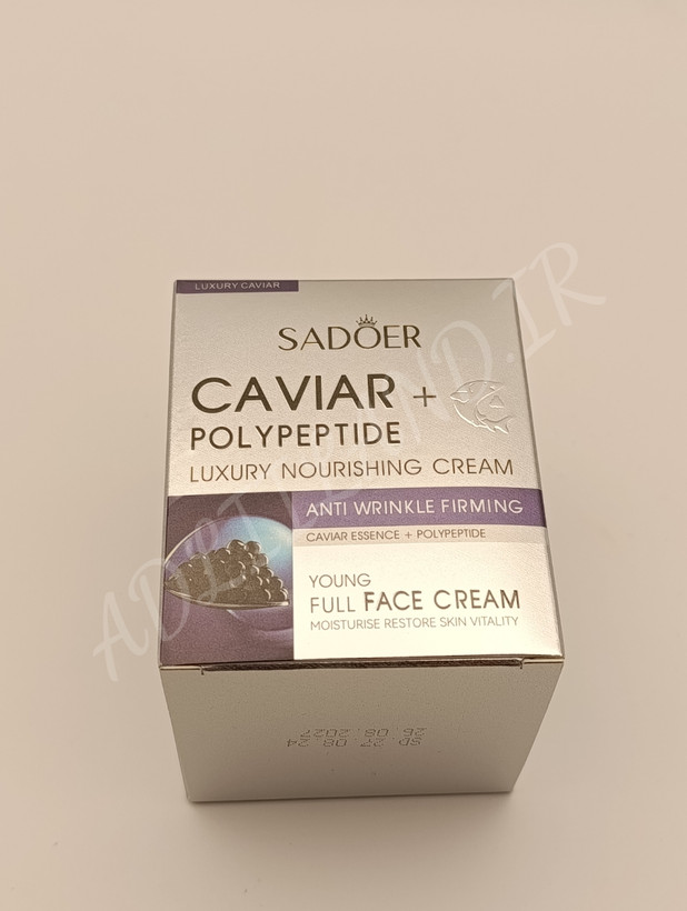 کرم خاویار پلیپپتید سادور | ضدچروک و جوانساز پوست آدلیلند