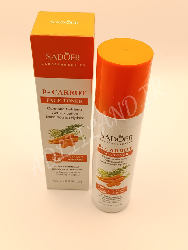 تونر هویج سادور – ۹۹٪ ارگانیک، شادابکننده و روشنکننده پوست آدلیلند