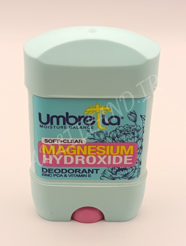 دئودورانت منیزیم آمبرلا مدل Soft + Clear (بدون آلومینیوم)