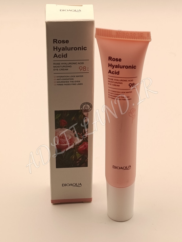 🌸 کرم دور چشم رز هیالورونیک اسید BIOAQUA