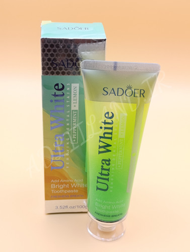 خمیردندان سفیدکننده سادور مدل Ultra White با عصاره نعناعولیمو