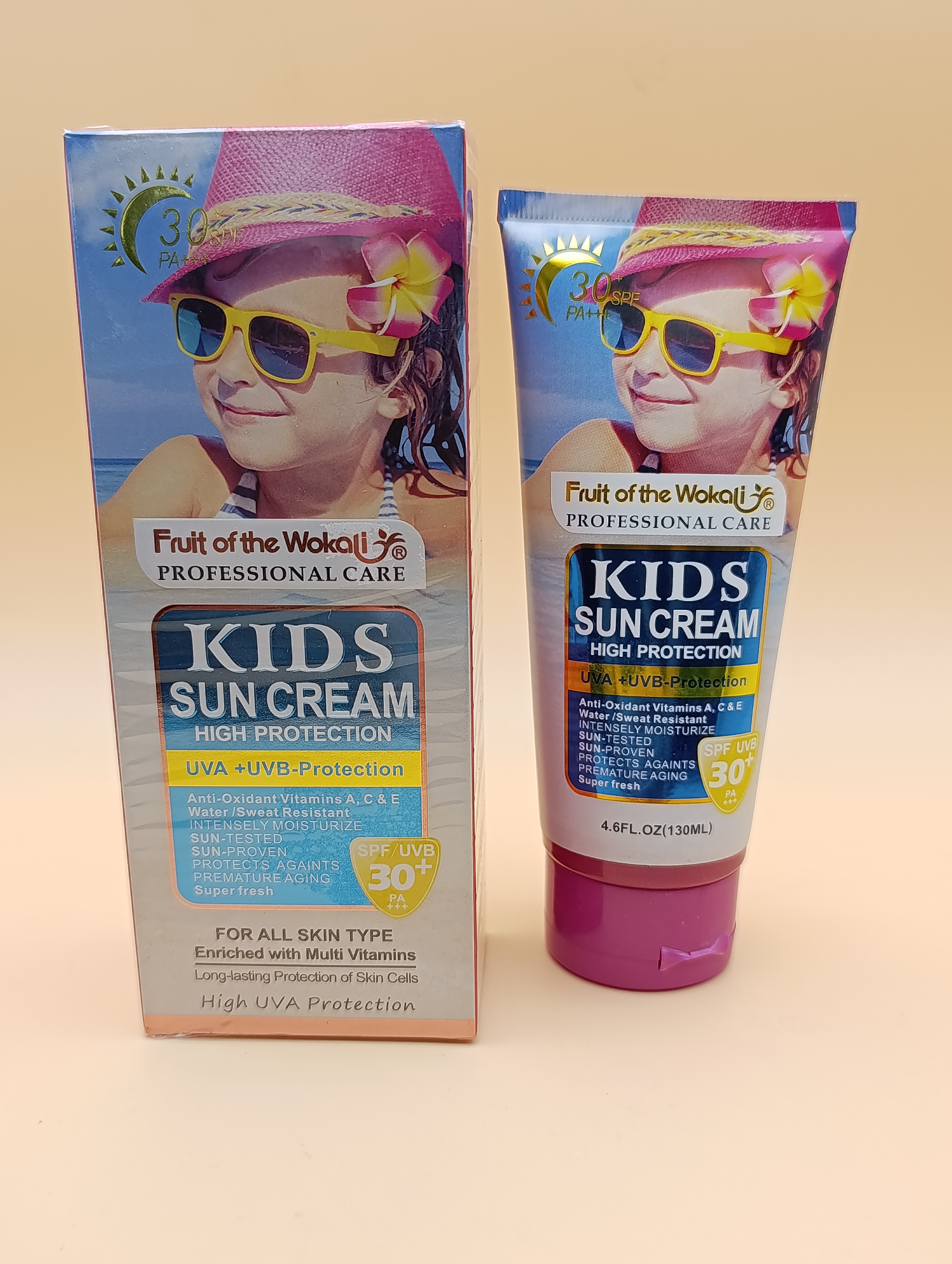 کرم ضد آفتاب کودکان وکالی SPF 30+ حجم ۱۳۰ میلی‌لیتر